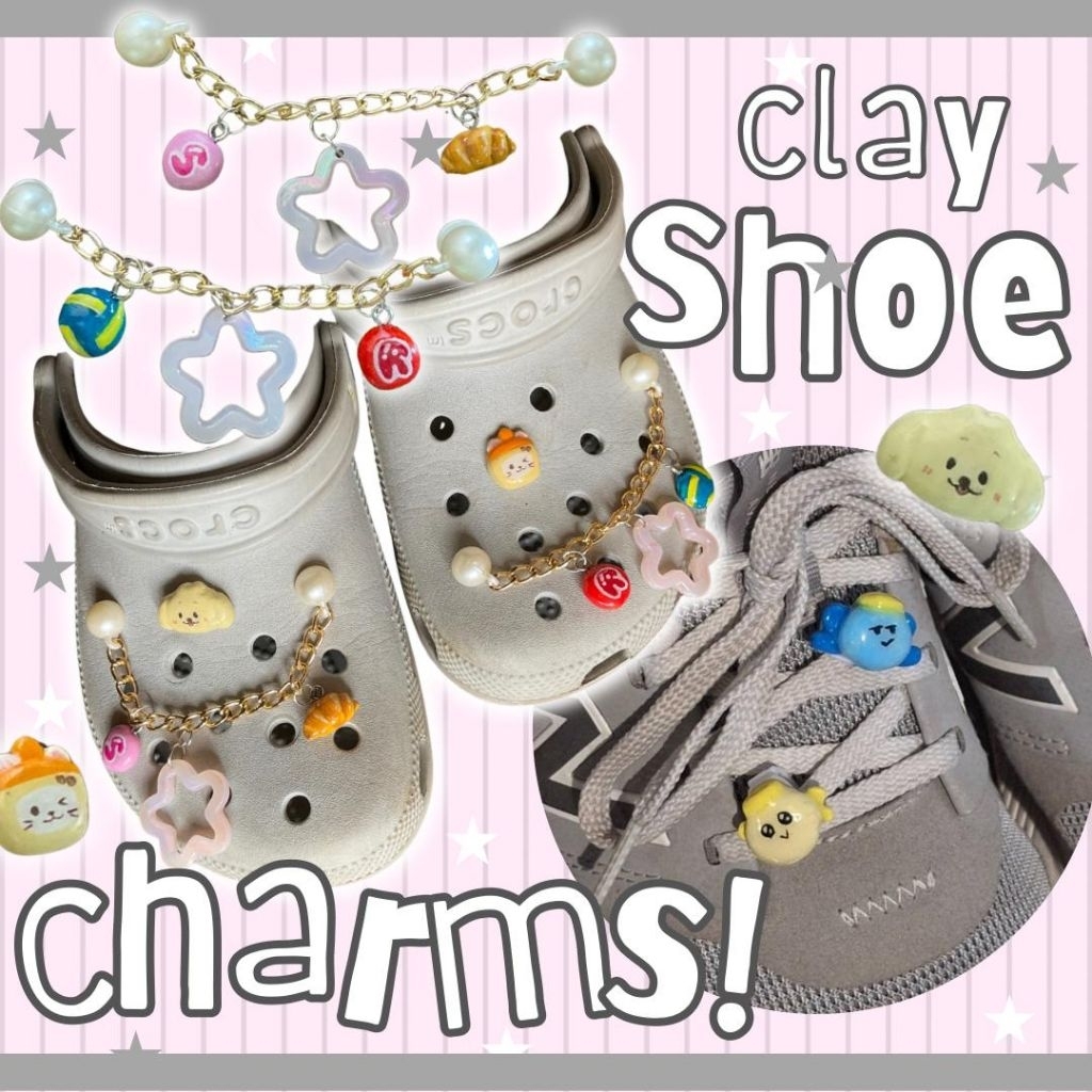 [bisa custom] NCT Wish Handmade Clay Shoe Charm dan Jibbitz Crocs (hiasan sepatu)