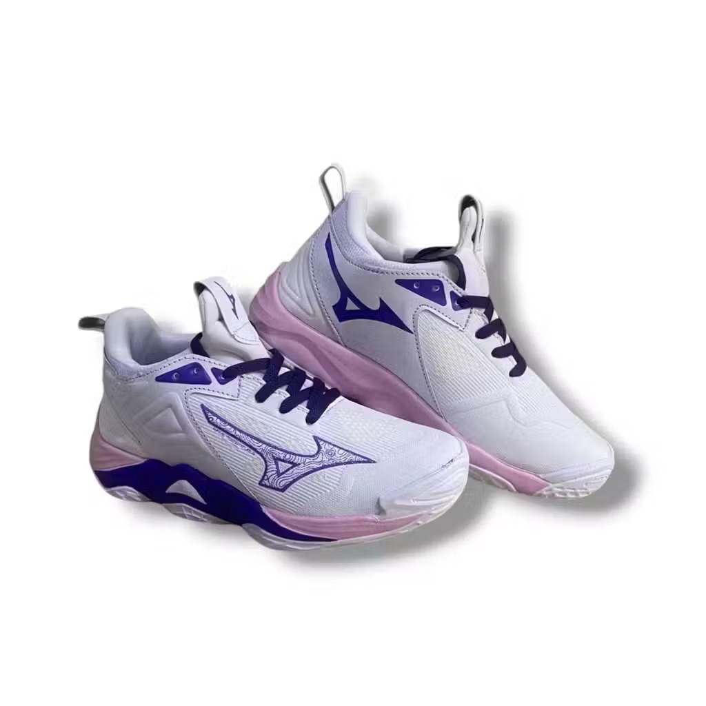 mizuno momentum 3 putih navy pich