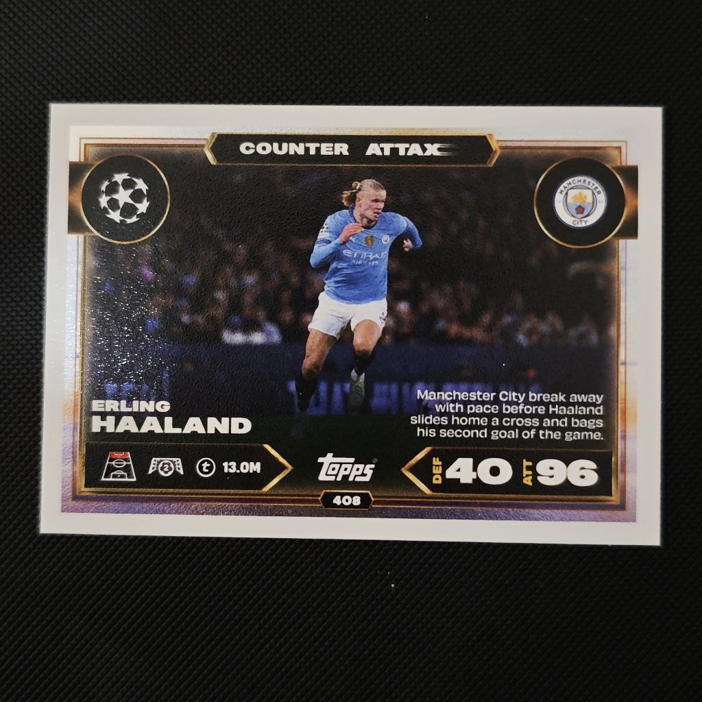 kartu topps erling haaland counter attack