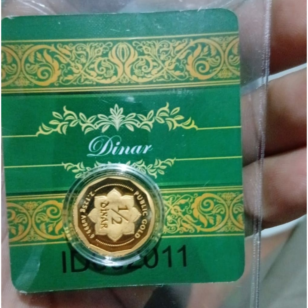 Koin Dinar Emas 24K 99.9% 1 Dinar Public Gold