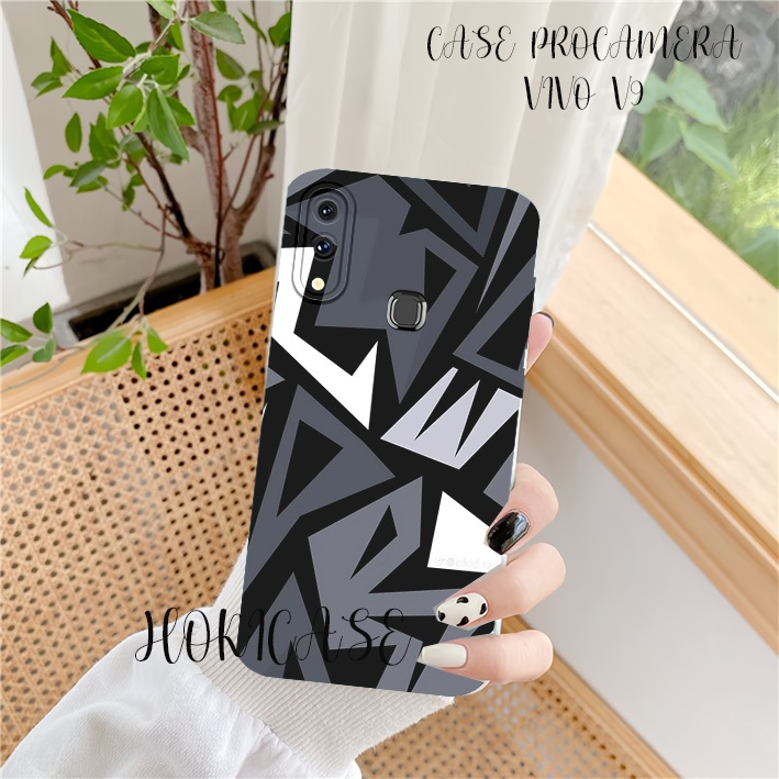 Softcase Vivo V9 V7 V7 Plus V5 V5 Plus Motif abstrak Case Keren Kekinian Soft Case Lentur[HC01]