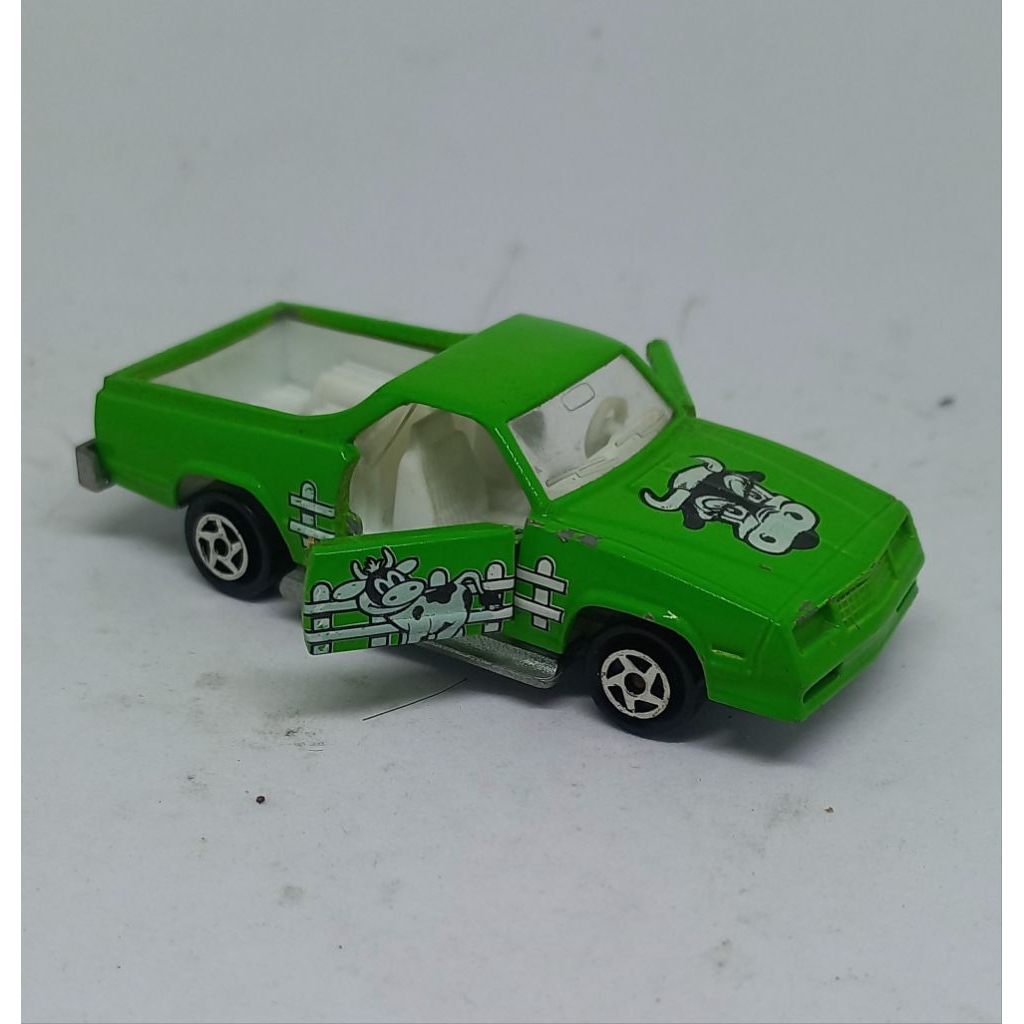 majorette chevy el camino ss green loose diecast (t)