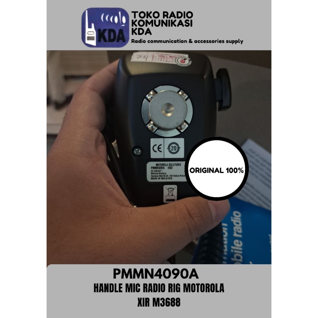 HANDLE MIC RADIO RIG MOTOROLA XIR M3688 ORIGINAL | PMMN4090A |  PMMN4090 | MOTOROLA XIR 3688 | XIR M