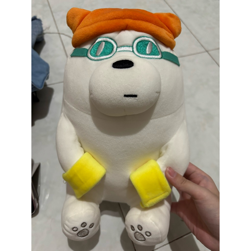 PRELOVED - boneka we bare bears MINISO (ice bear)