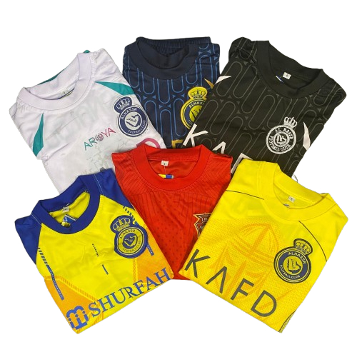 baju jersey bola anak Al Nasr RONALDO terbaru