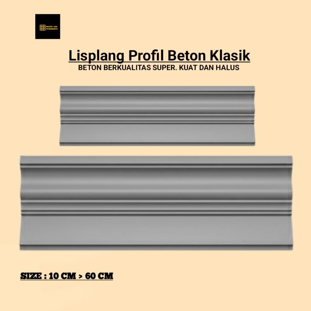 Lisplang Profil Beton List Profil Beton Tempel Profil Beton Tempel