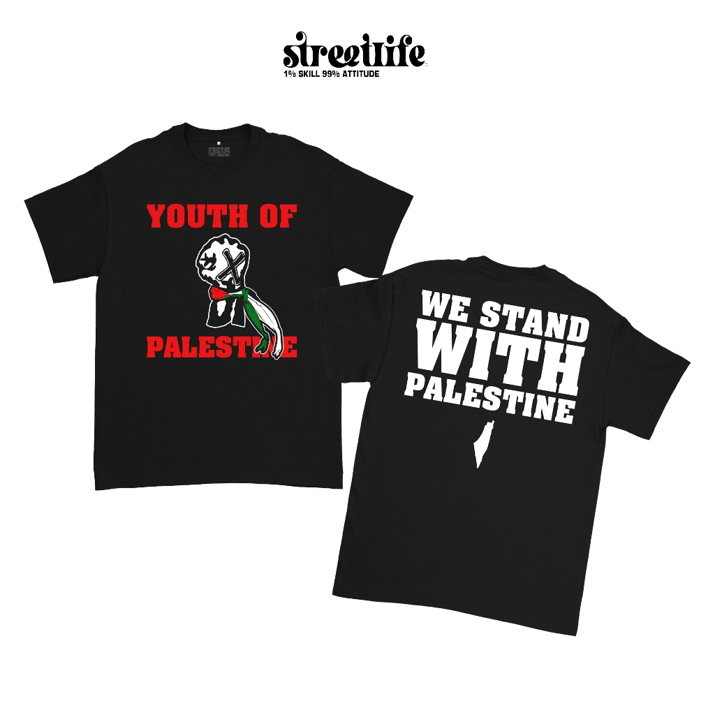 T-shirt Youth of Palestine / Kaos Palestine