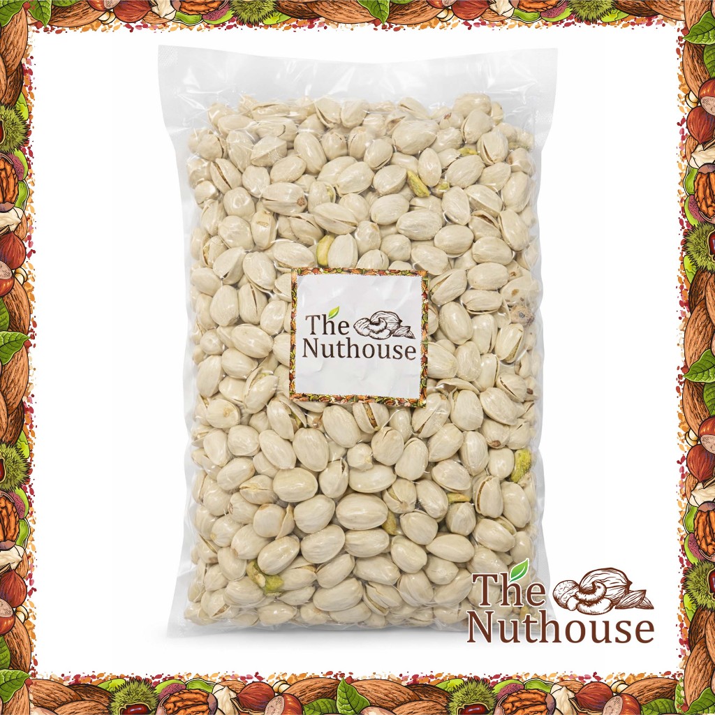 1kg Pistachio Roasted Salted in Shell / Kacang Pistachio Panggang