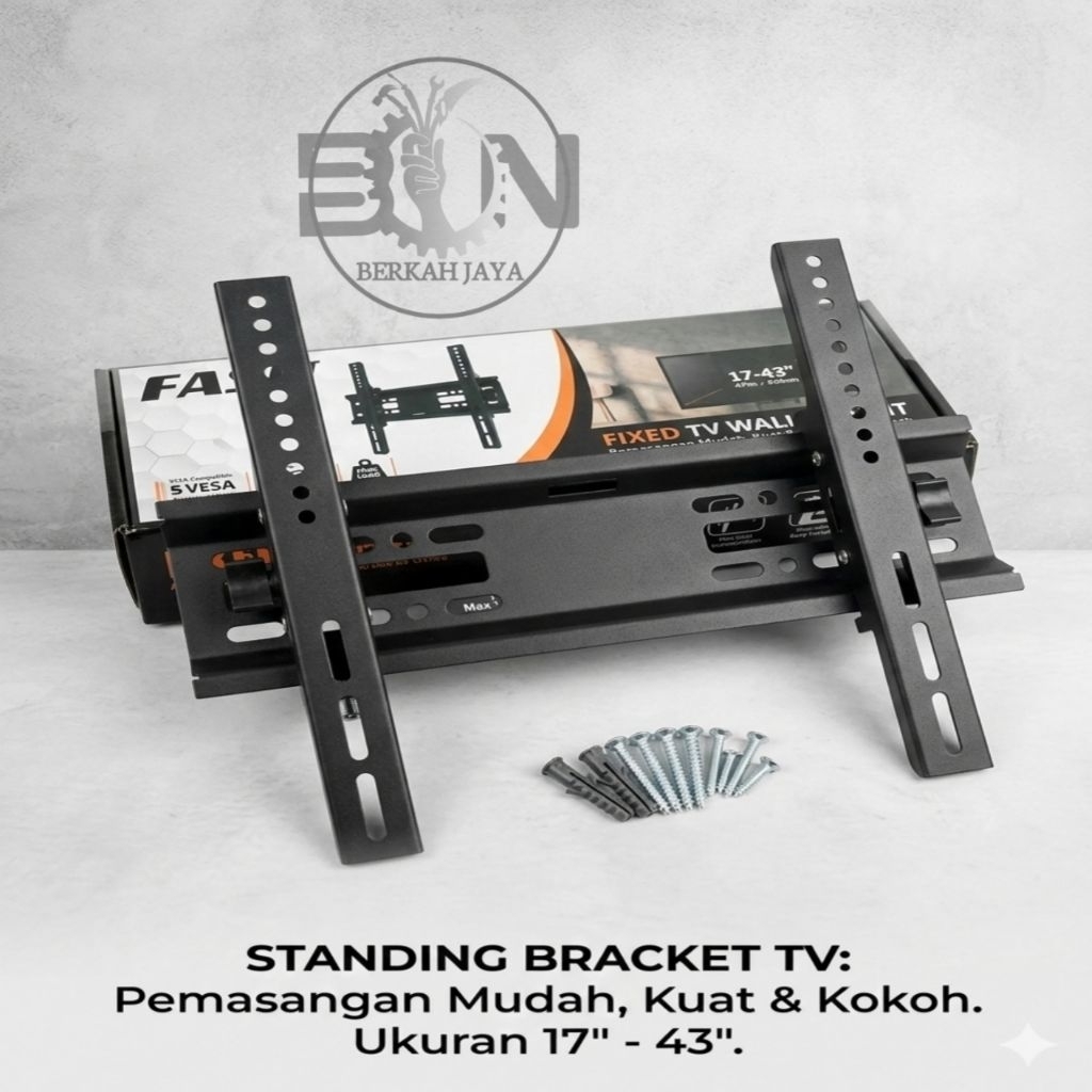 Bracket panel tv 21-43 inch (free waterpass), max45kg