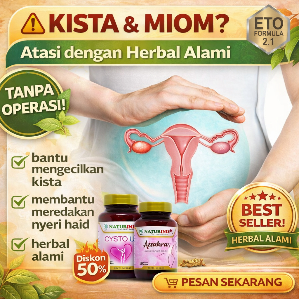 Obat Kista Miom PCOS Naturindo Cysto Up