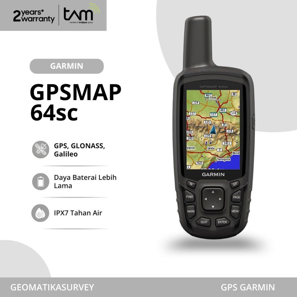 Gps Garmin 64sc / Gps Garmin 64sc Baru