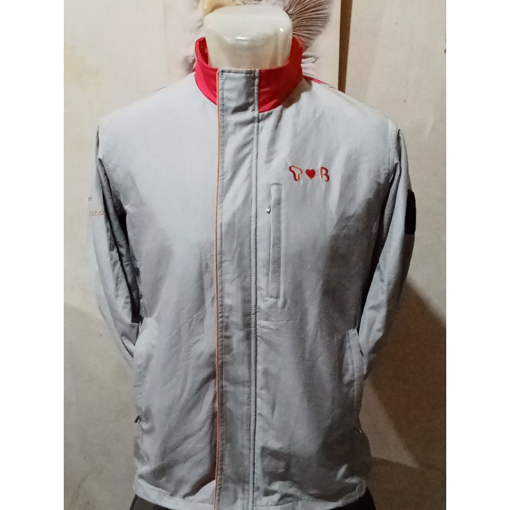 Jacket Parasut Cotton Tebal Sk Networks Size L Fit