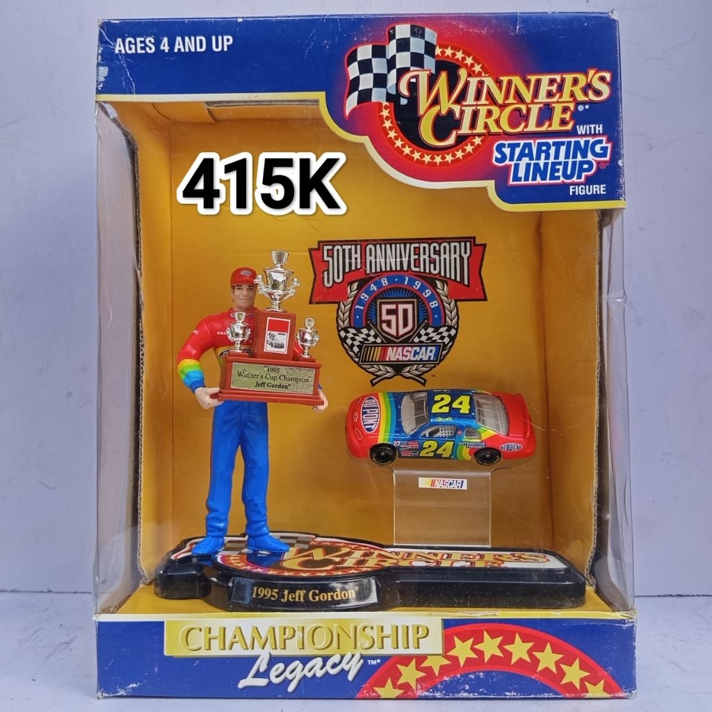 Diecast Mini Scale 64 Mobil Balap Nascar Winners Circle Starting Lineup Championship Legacy Jeff Gor
