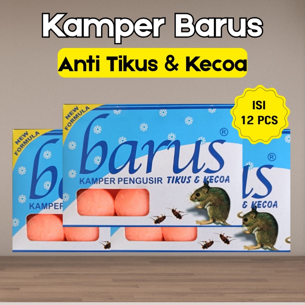 KAMPER PENGUSIR TIKUS & KECOAK - KAPUR BARUS TIKUS - KAMPER ANTI TIKUS