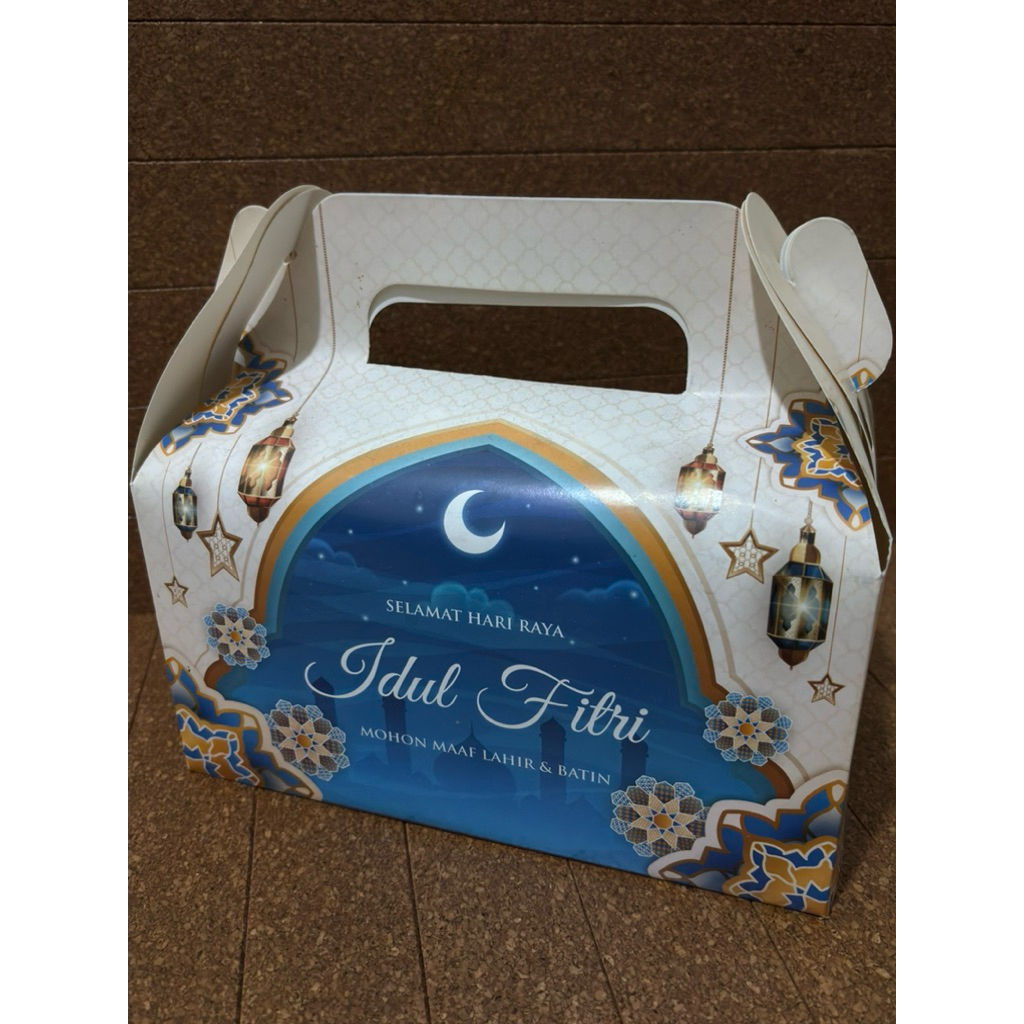 Gable Box Hampers Lebaran uk 22x11,5x20