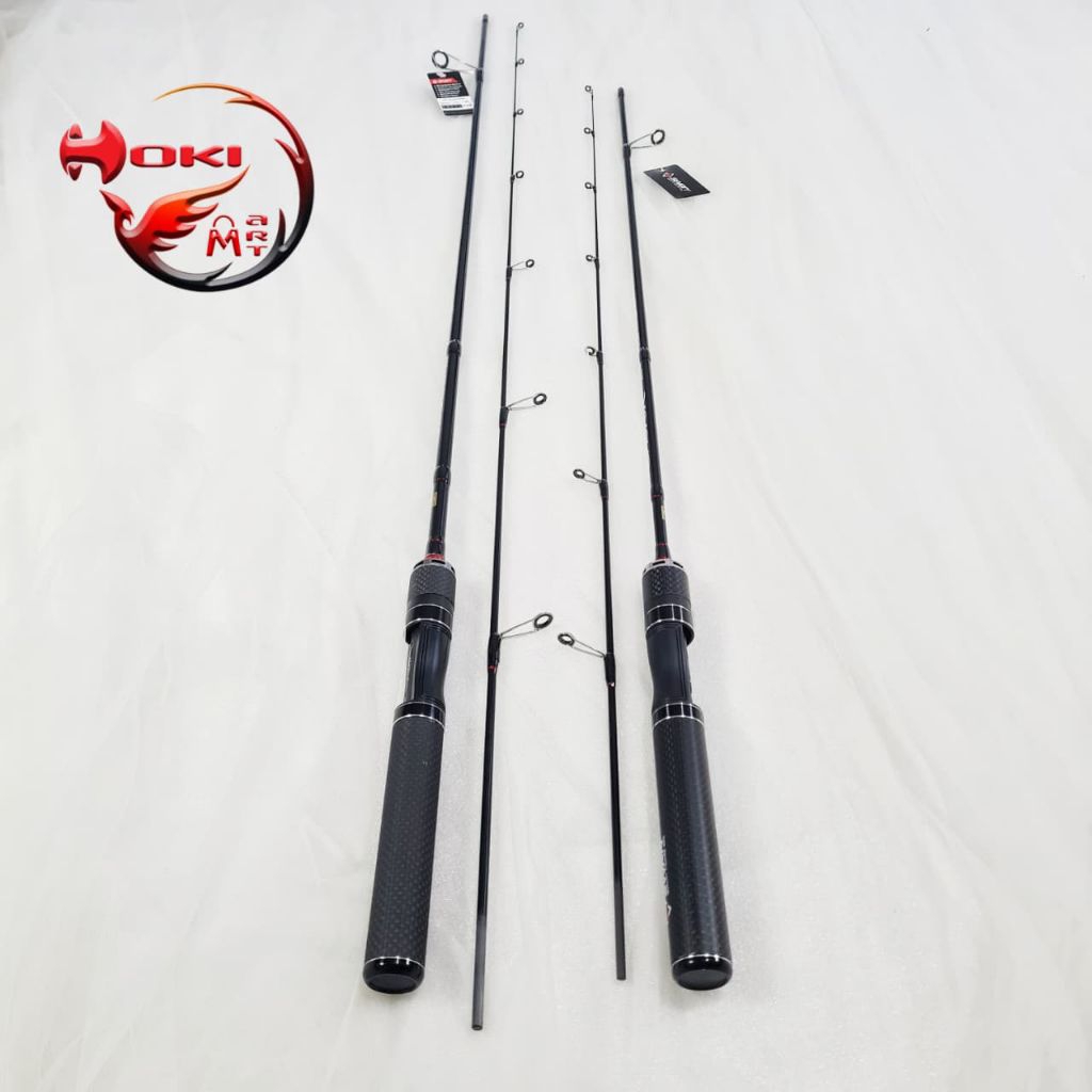 Joran ul spinning swan gastor reel seat clicker / joran pancing ultra light / cocok untuk udang dan 
