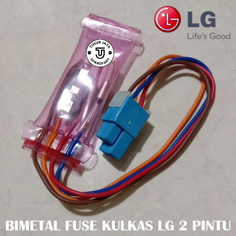Defrost Bimetal LG + FUSE Dalam | Defrost kulkas LG 2 pintu