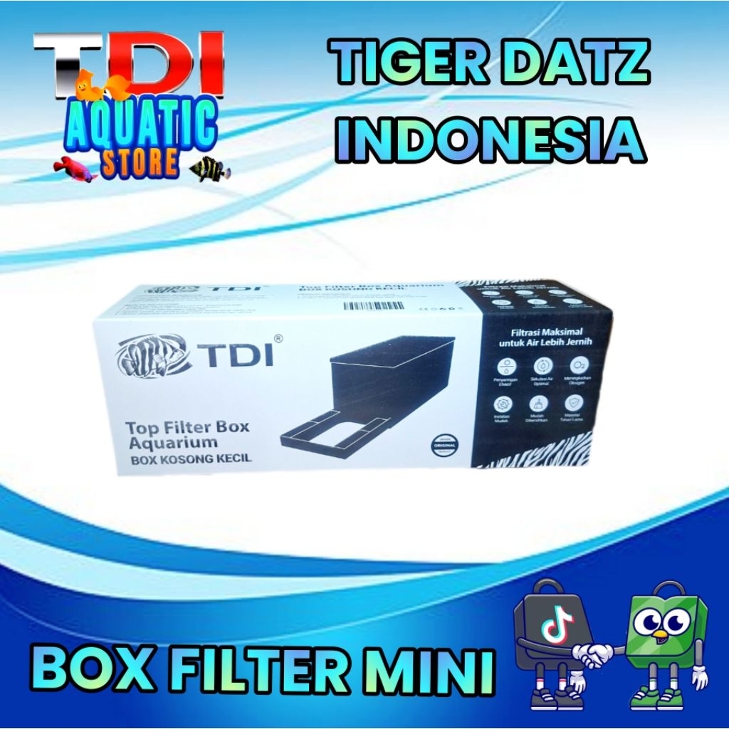 TDI Box Filter Kecil untuk Akuarium Atas