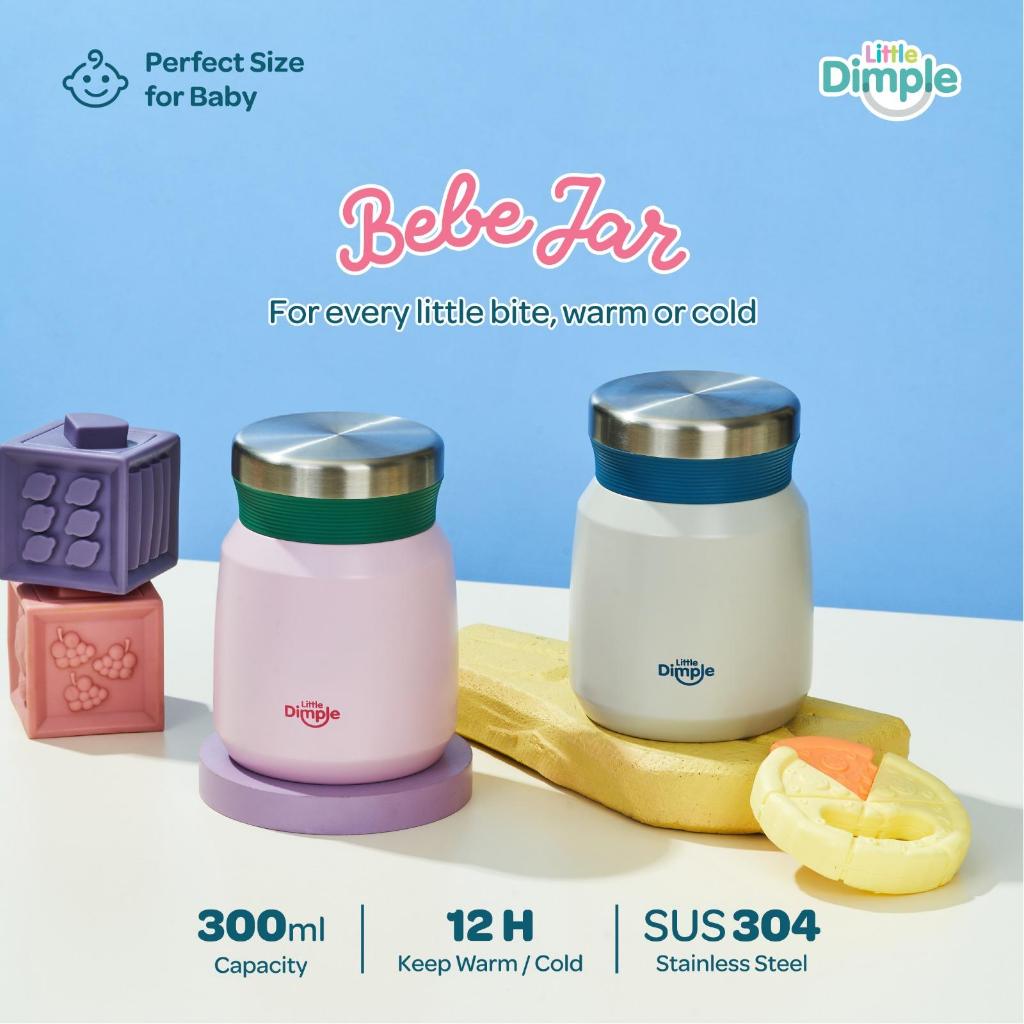 Little Dimple Bebe Jar 300ml LittleDimple / Food Jar MPASI / Wadah Mpasi Portable Anak Bayi / Tempat