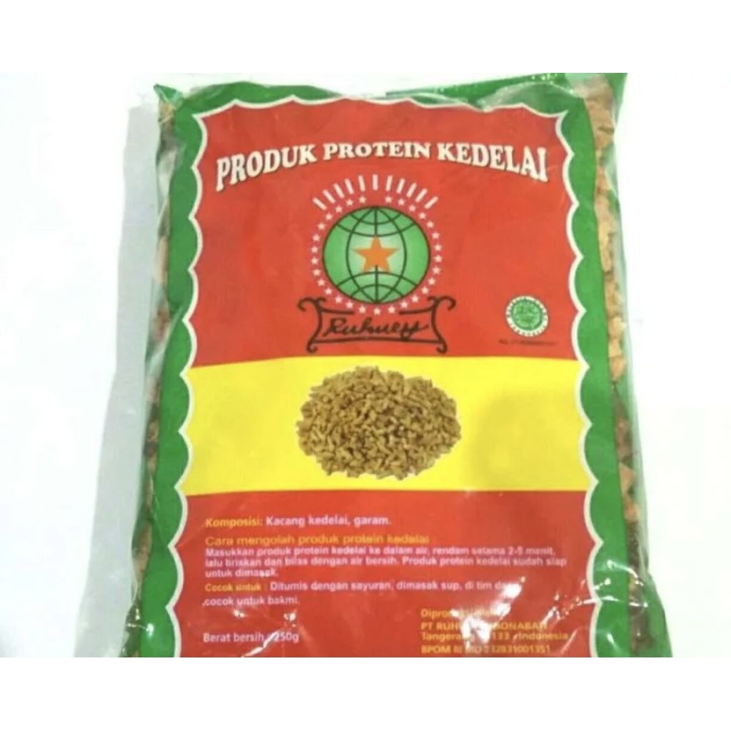 PROMO Protein Kedelai Ruhuey 250gr - Gizi Tinggi, Serat, Bebas Kolesterol