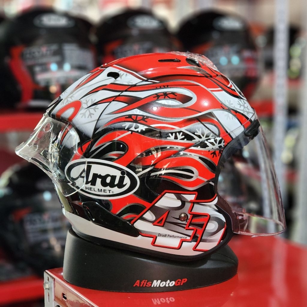 helm VZ RAM Haga api merah no ram4 ram5 bukan TSR Scott