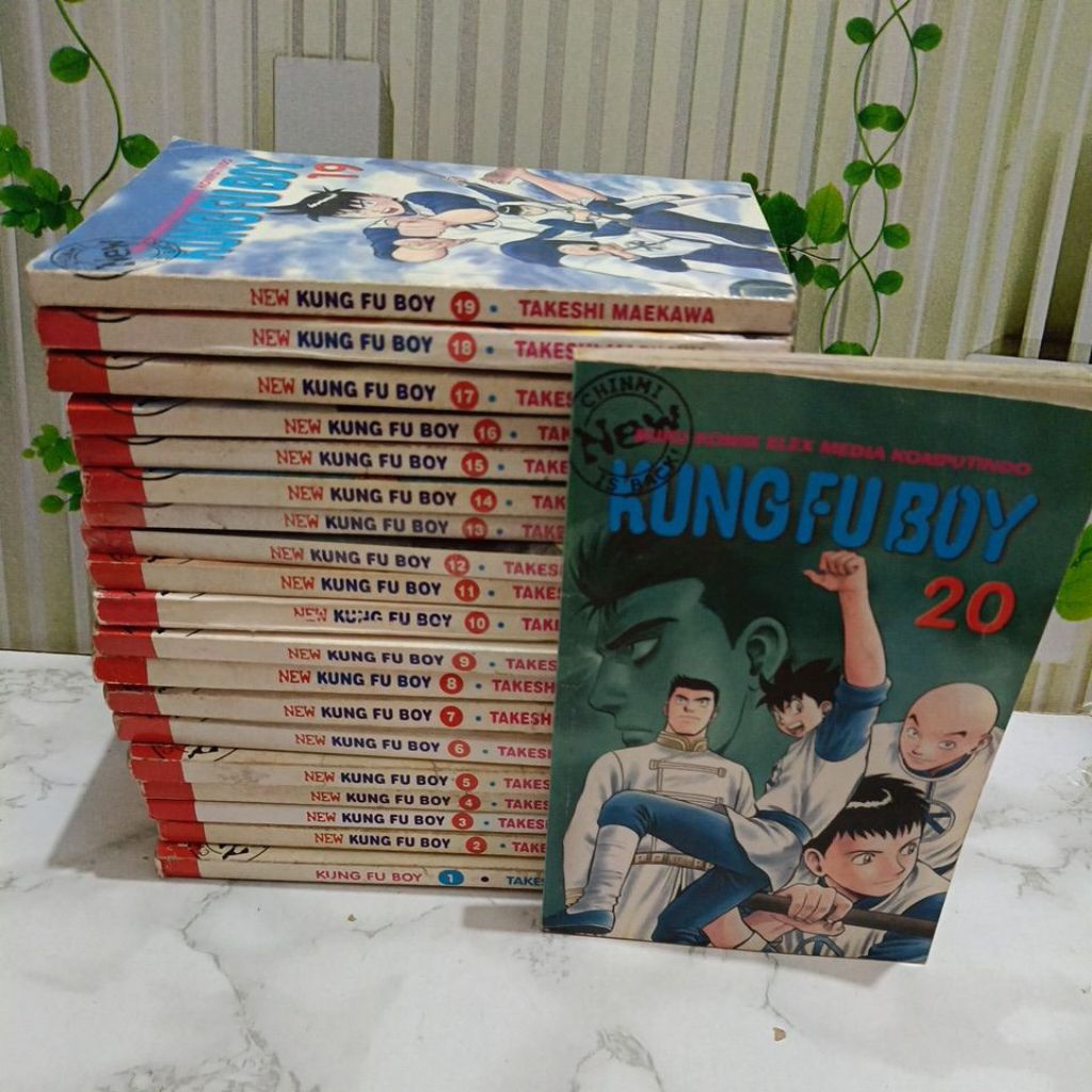 Komik Kung Fu Boy New Fullset Tamat 1-20 original set ke 6