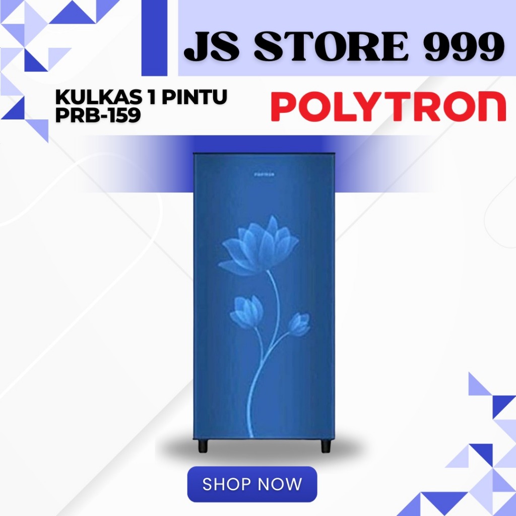 KULKAS POLYTRON PRB 159R KULKAS POLYTRON 1 PINTU PRB-159R/B/Y