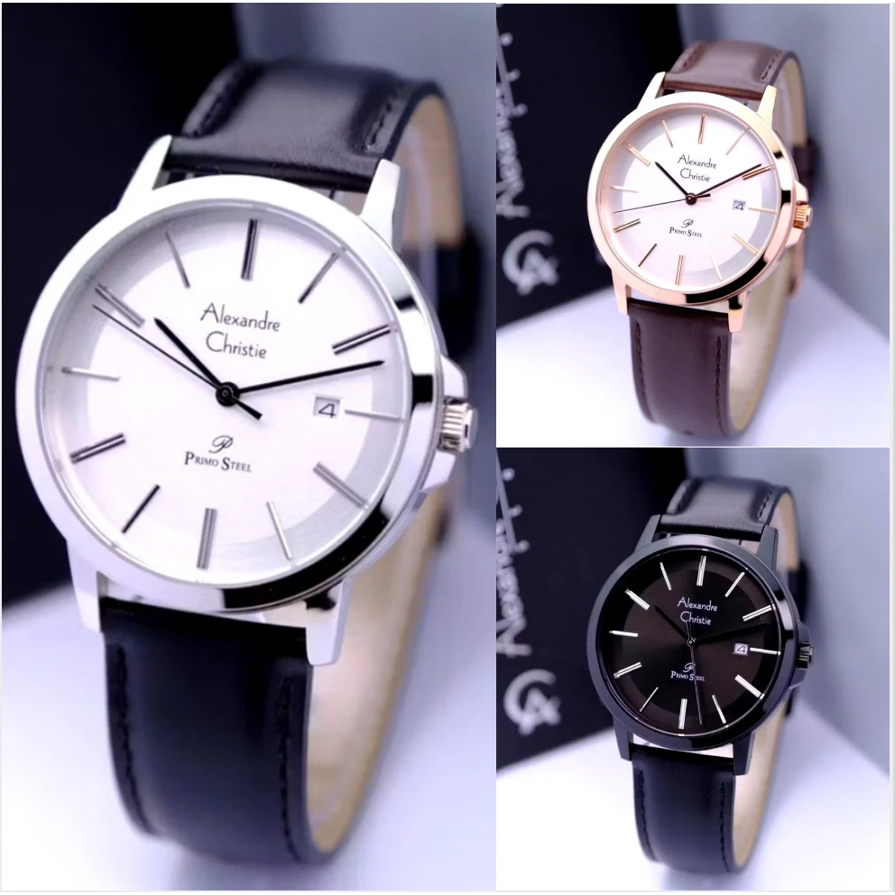 ALEXANDRE CHRISTIE PRIA AC 1036 JAM TANGAN PRIA ORIGINAL