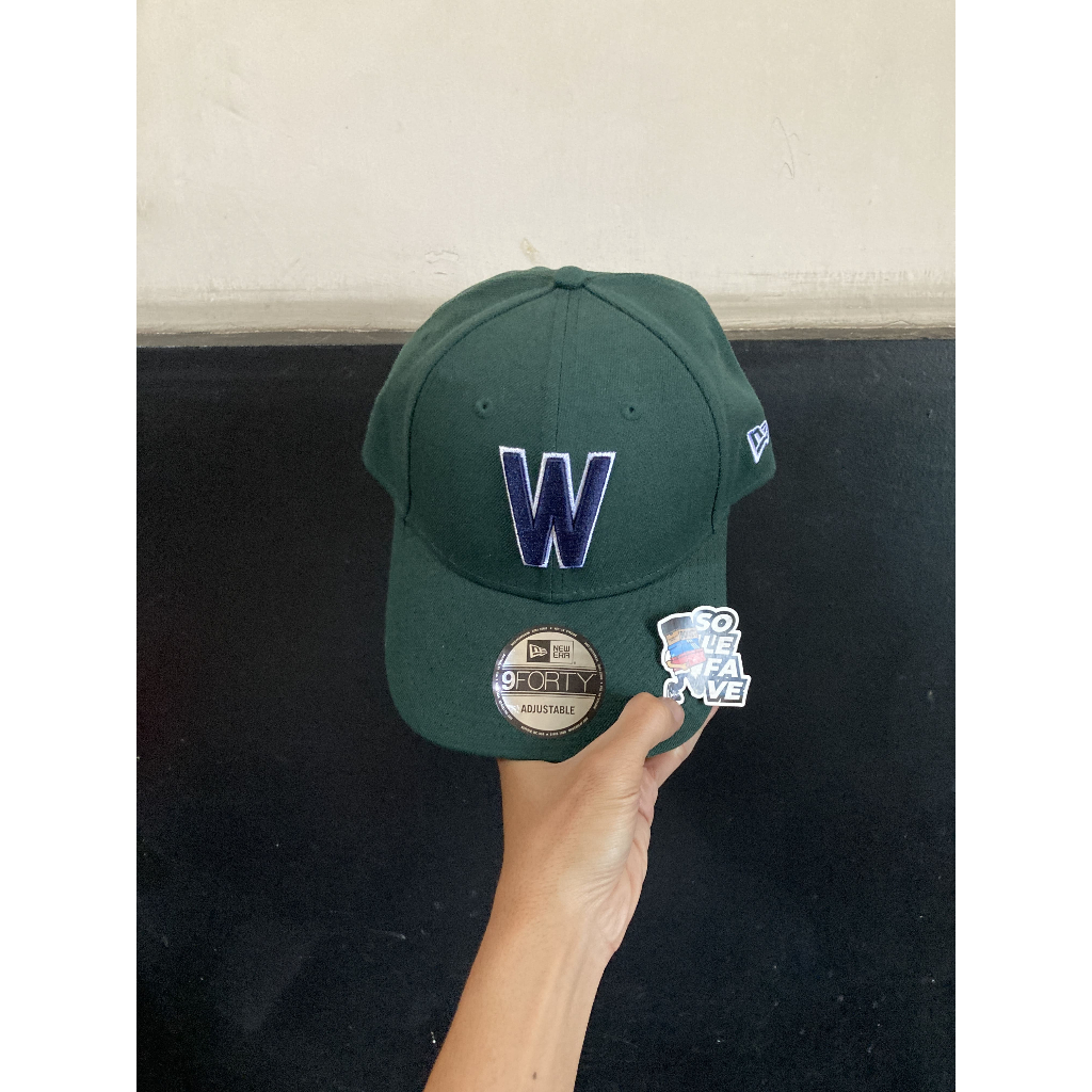 TOPI NEW ERA 940 STRAPBACK X MLB WASHINGTON NATIONAL COOPERSTOWN DARK GREEN ORIGINAL NO BOX