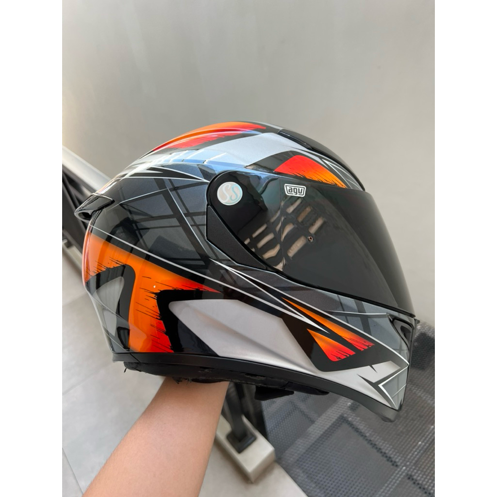 AGV K3 SV Liquefy Black Orange size L