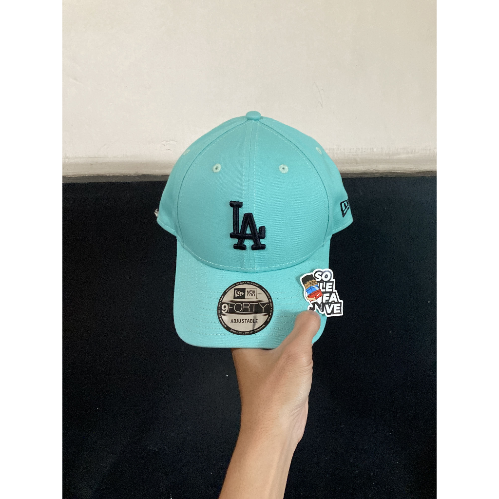 TOPI NEW ERA 940 STRAPBACK X MLB LA DODGERS COLLOR ERA ARCTIC TEAL ORIGINAL NO BOX