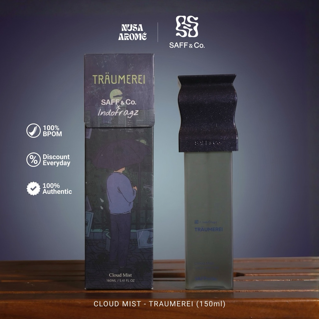 SAFF & Co. x INDOFRAGZ CLOUD MIST - TRAUMEREI 160 ML