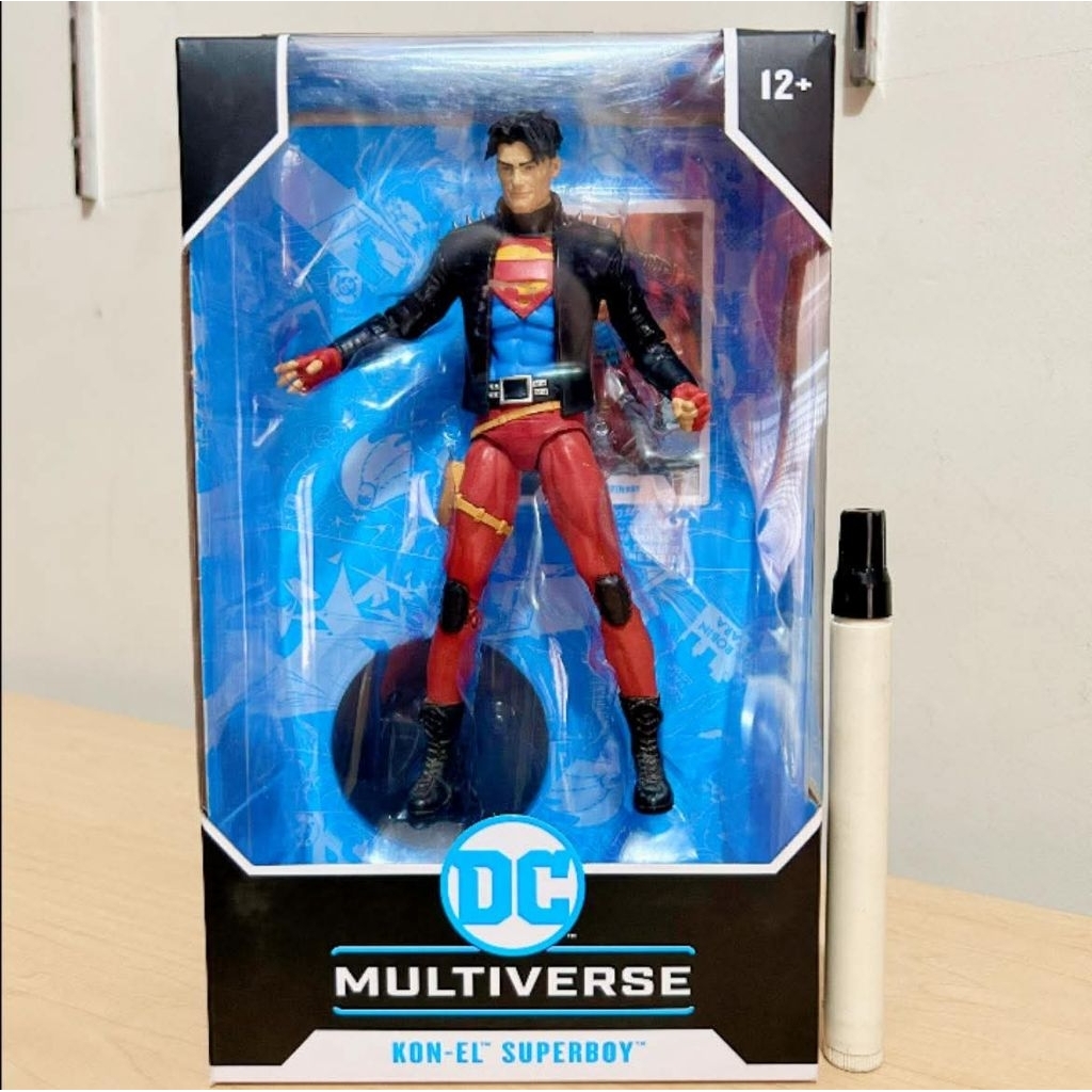 mainan action figure McFarlane Toys DC Multiverse Kon-El Superboy action figure.  action figure mcfa
