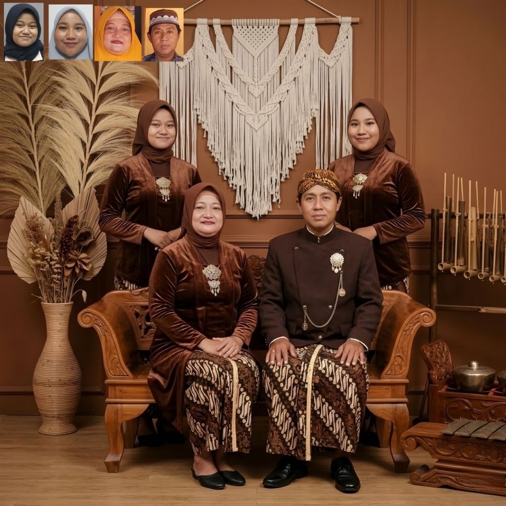 EDIT PROFESIONAL MENGGABUNGKAN FOTO TERPISAH FOTO KELUARGA/TIDAK ADA FOTO STUDIO/MENGGABUNGKAN FOTO 