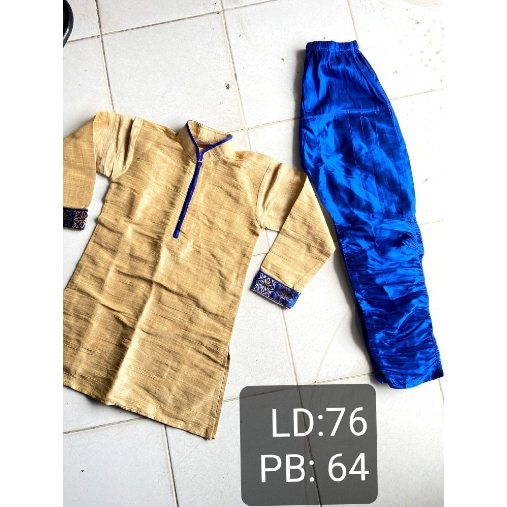 Kurta anak cream set