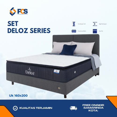 Set Spring Bed Olympic Series Deloz / Set Spring Bed Divan Sandaran / Spring Bed Olympic