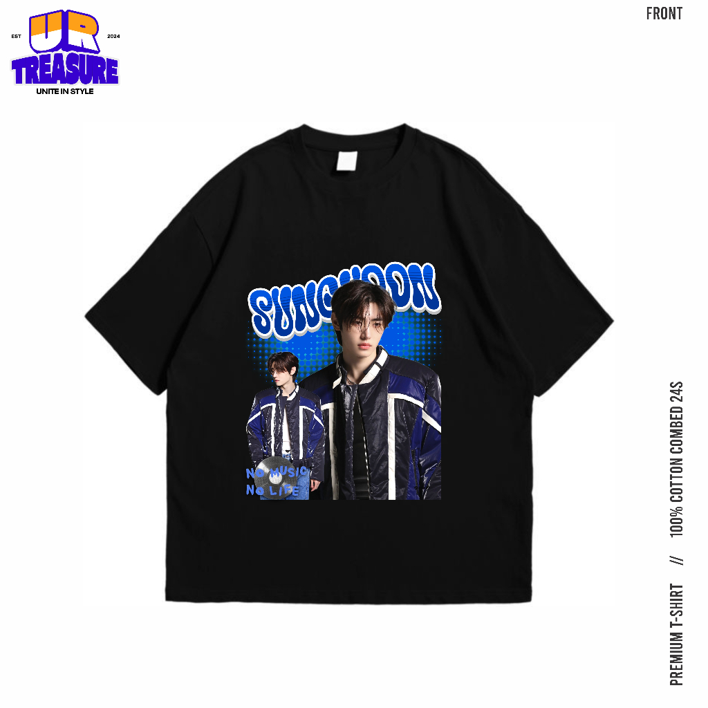 Kaos SUNGHOON Enhypen TSHIRT SUNGHOON Oversize By URTreasure / OOTD KPOP