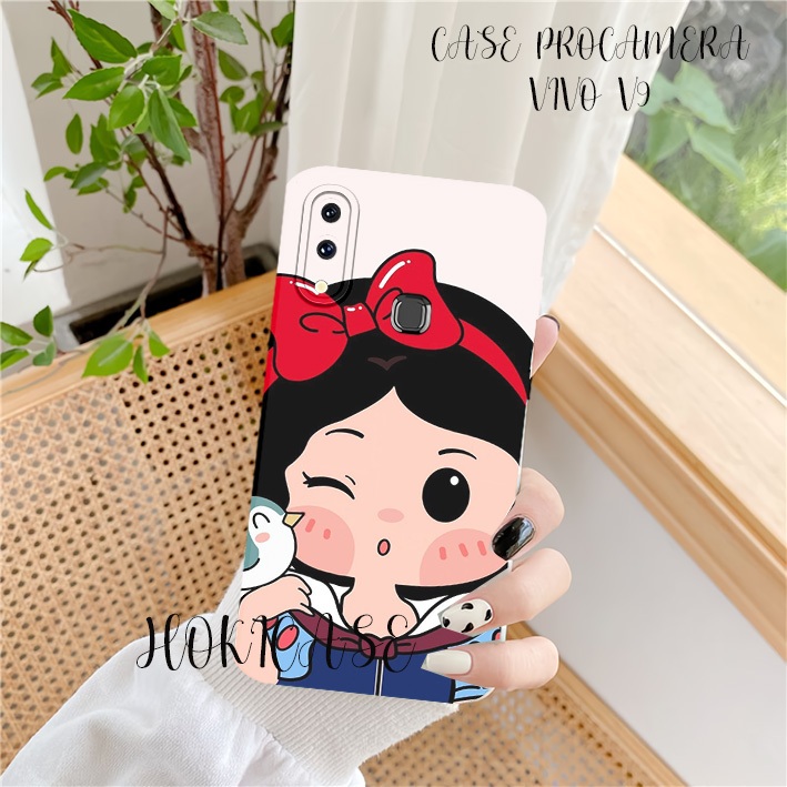 Bumper Vivo V9 V7 V7 Plus V5 V5 Plus Motif Kartun Case Keren Kekinian Soft Case Lentur[HC18]