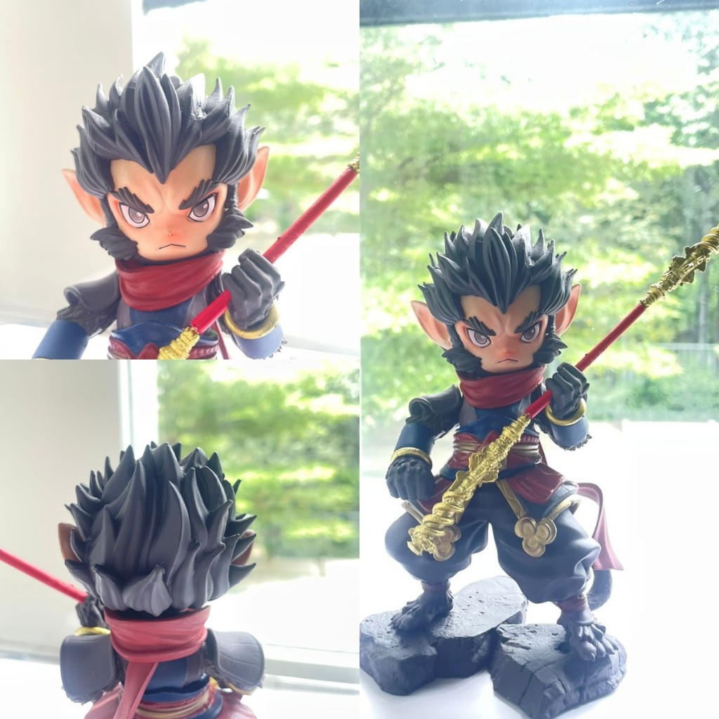 Action Figure Sun Wukong Black Myth Wukong Chibi - Pajangan Kera Sakti Monkey King Premium