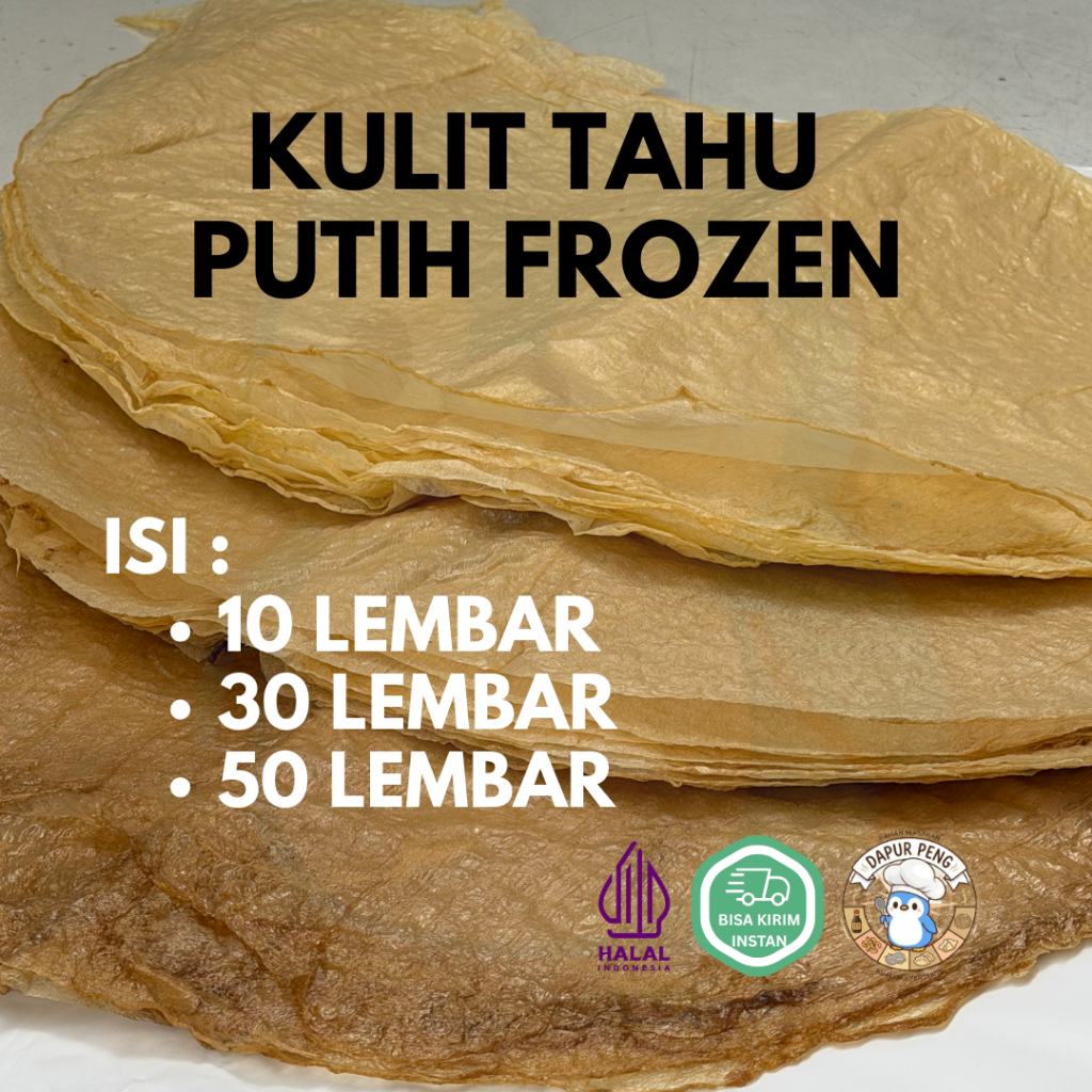 Kulit Tahu Putih Tipis Tawar