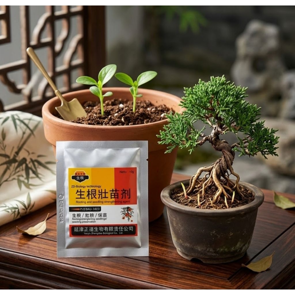 pupuk rooting perangsang akar tumbuhan bonsai