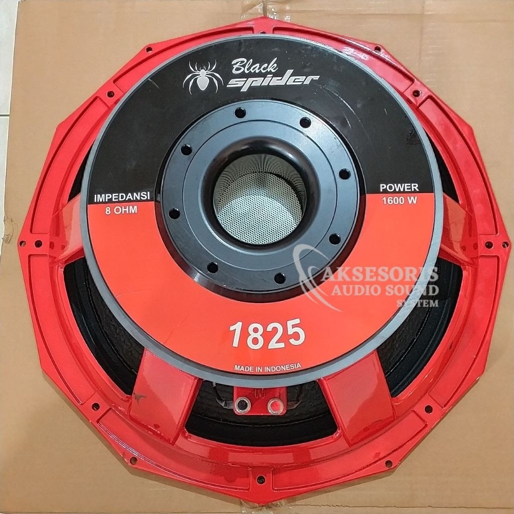 Speaker Black Spider 1852 18 inch Coil 5inch 1600 Watt Subwoofer