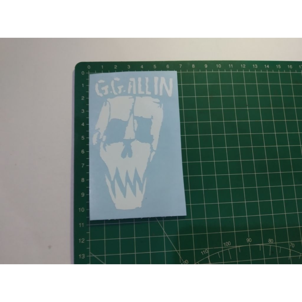 stiker cutting gg allin