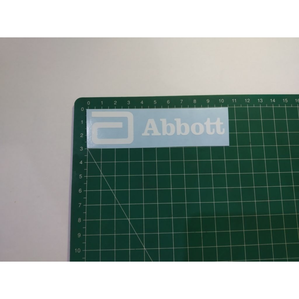 stiker cutting abbott