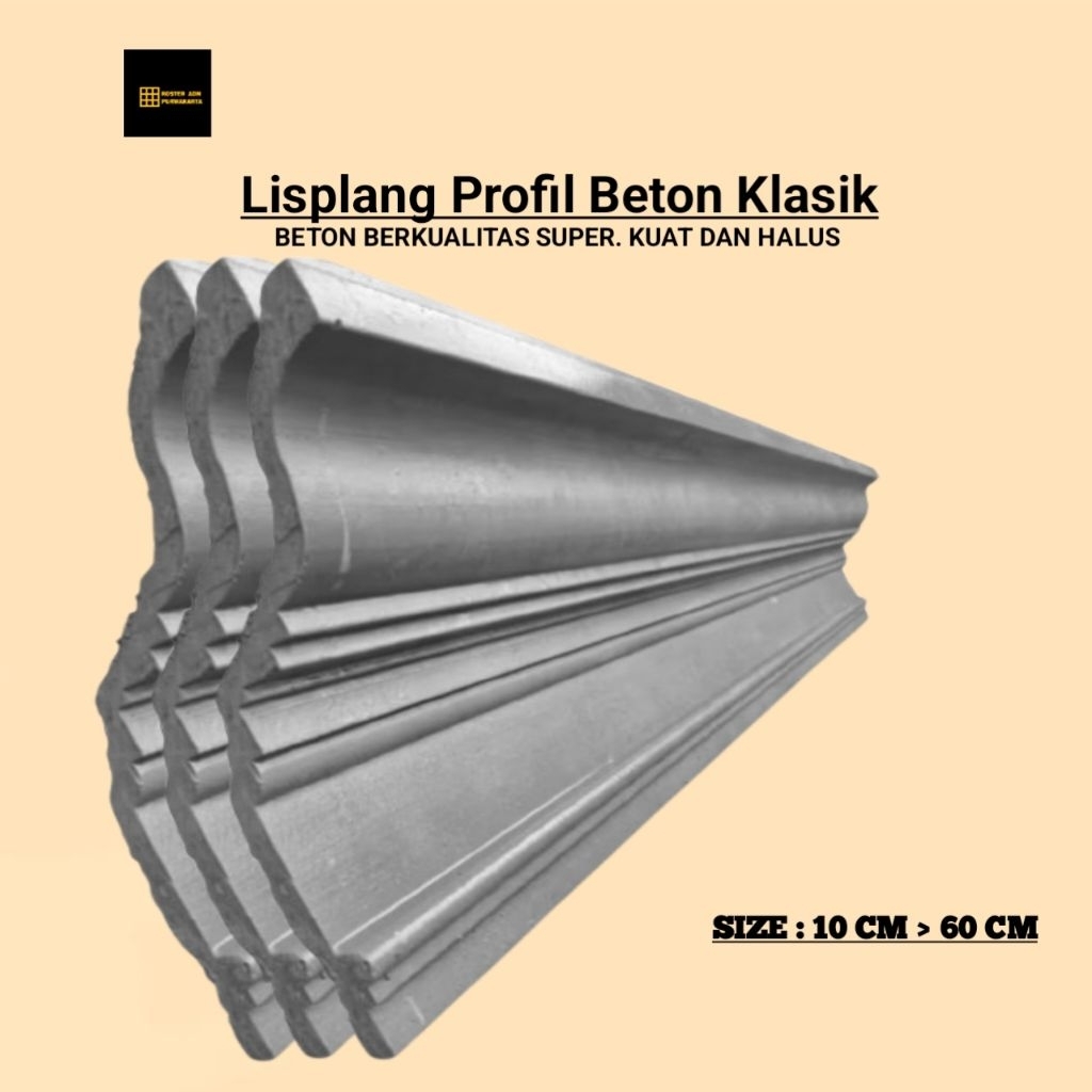 Lisplang Profil Beton List Profil Beton Profil Beton Tempel