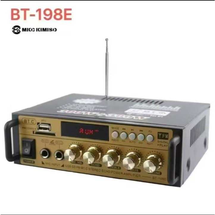 Amplifier Kerndy Bt-298A Bluetooth Eq Audio Amplifier Karaoke Home Theater Fm Radio 600W Amplifier B