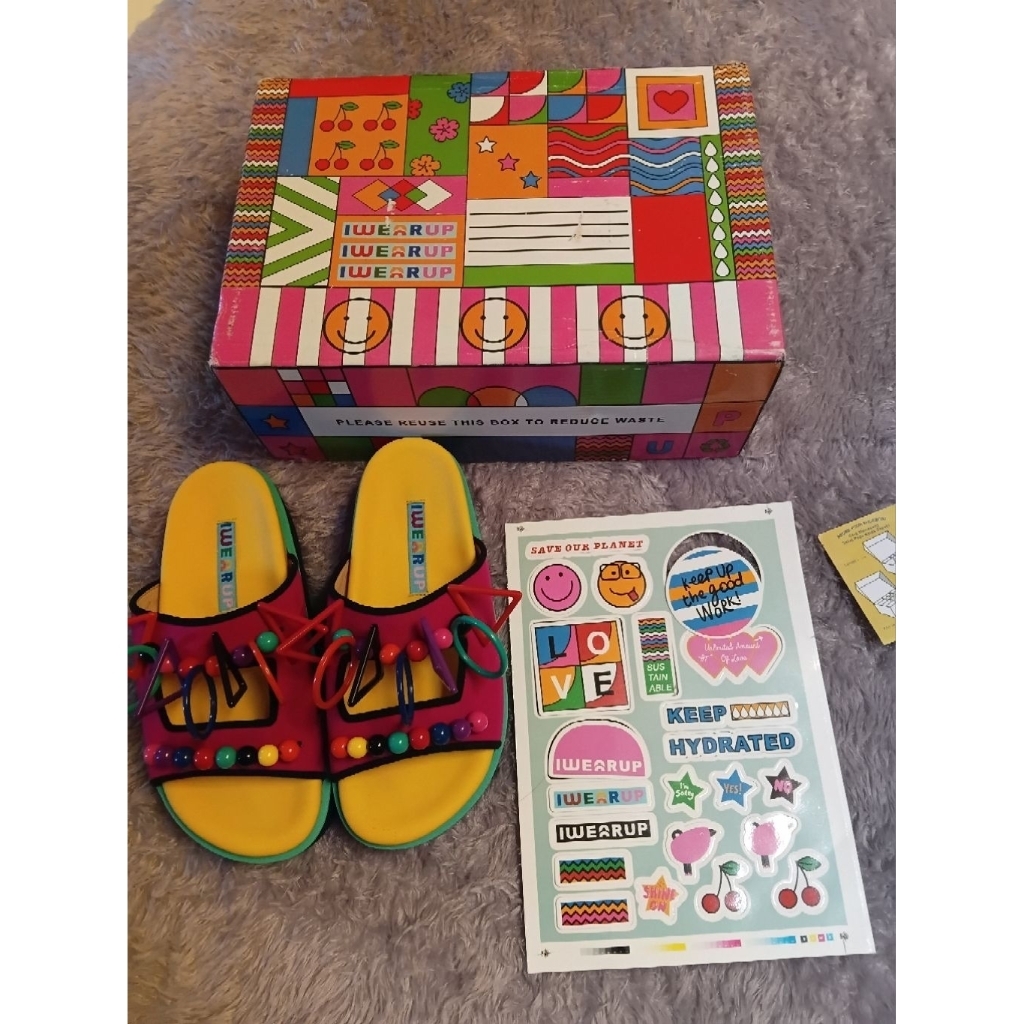 IWEARUP Darcy Pink Sandals Size 37 Like New 95%