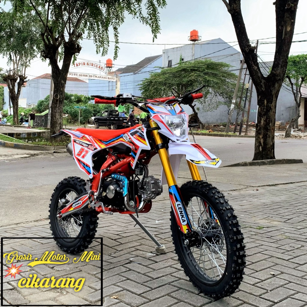 MOTOR MINI TRAIL 125CC LENKA 31L RING 17/14 MESIN 4TAK