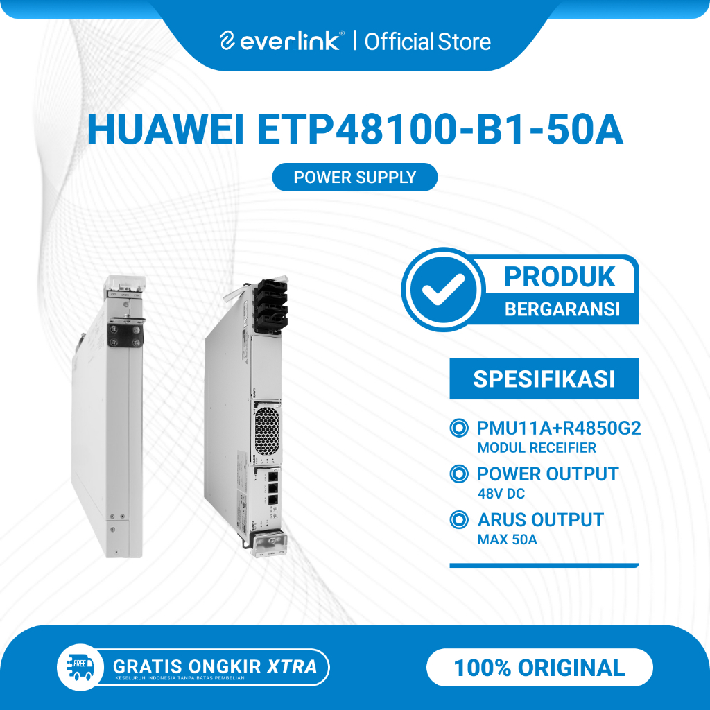 Huawei ETP48100-B1-50A Power Supply 48V DC Max 50A PMU11A Controller Original