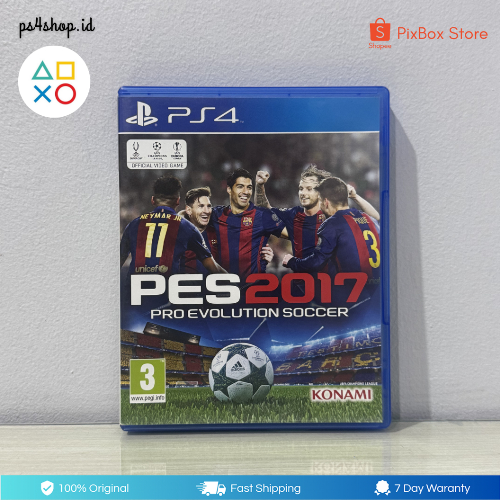 BD Kaset PS4 PES 2017 Second Bekas Original | Game Bola Pro Evolution Soccer Musim 2017 PlayStation